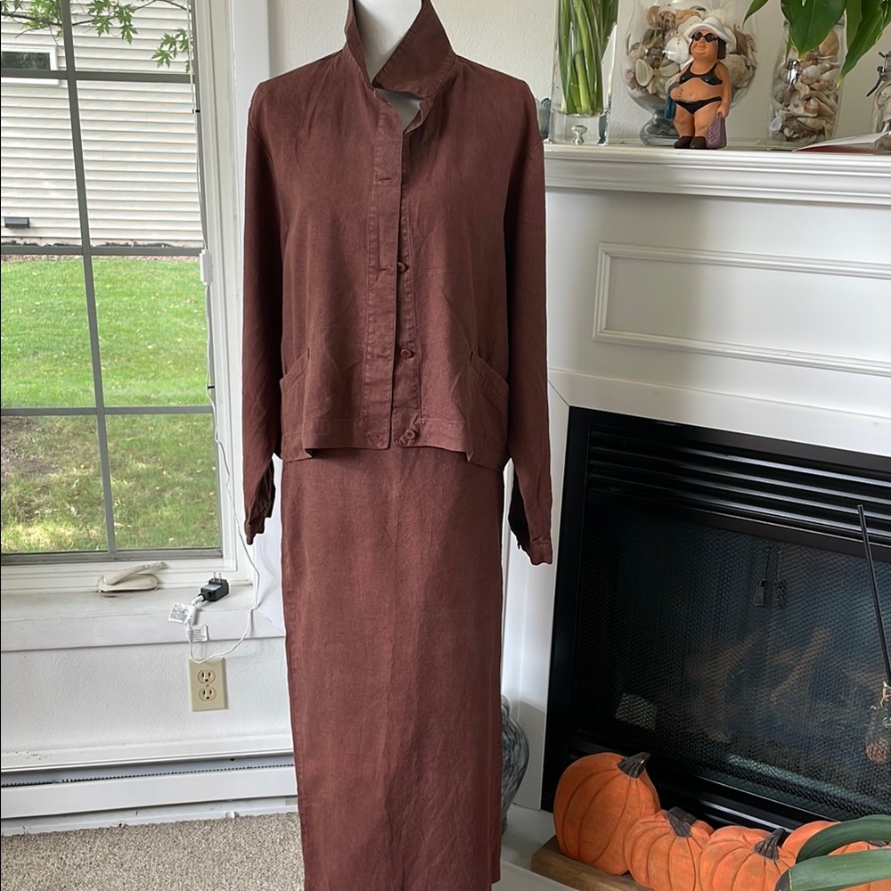 Eileen Fisher Linen Suit